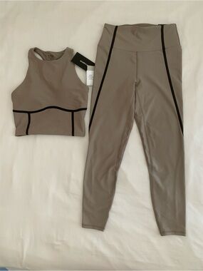NWT YPB SculptLUX Activewear Bundle Sports Bra + Ultra High Rise Leggings Size M